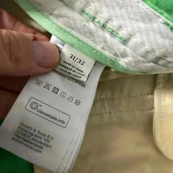 Two piece scotch and soda Amsterdam linen blend double breasted suit M 31/32 - Picture 5 of 10